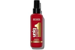 REVLON PROFESSIONAL UniqOne All in One Protector Térmico Pelo, Hidratación Profunda Cabello, Tratamiento en Spray sin Aclarado, Desenredante Pelo Mujer, Fragrancia Classic 150 ml